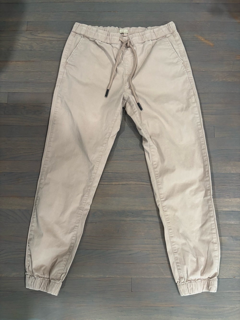 818. Chalk Rose Drawstring Jogger Pants - Casual Comfort
